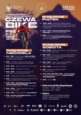 Harmonogram CZEWA BIKE FEST